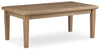 Carter Hall - Rectangular Cocktail Table - Beige