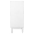 Gambon - 2 Door Wood Honeycomb Pattern Accent Cabinet - White