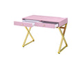 Coleen - Desk - Pink & Gold Finish