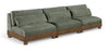Turin - Fabric Upholstered Modular Armless Sofa