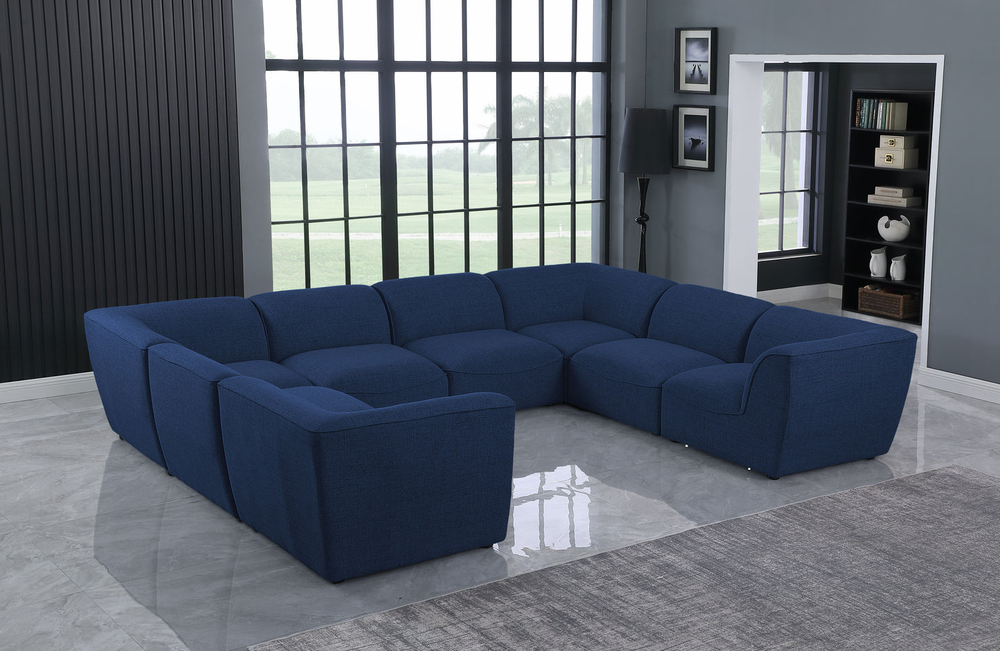 Miramar - Modular Sectional - Navy