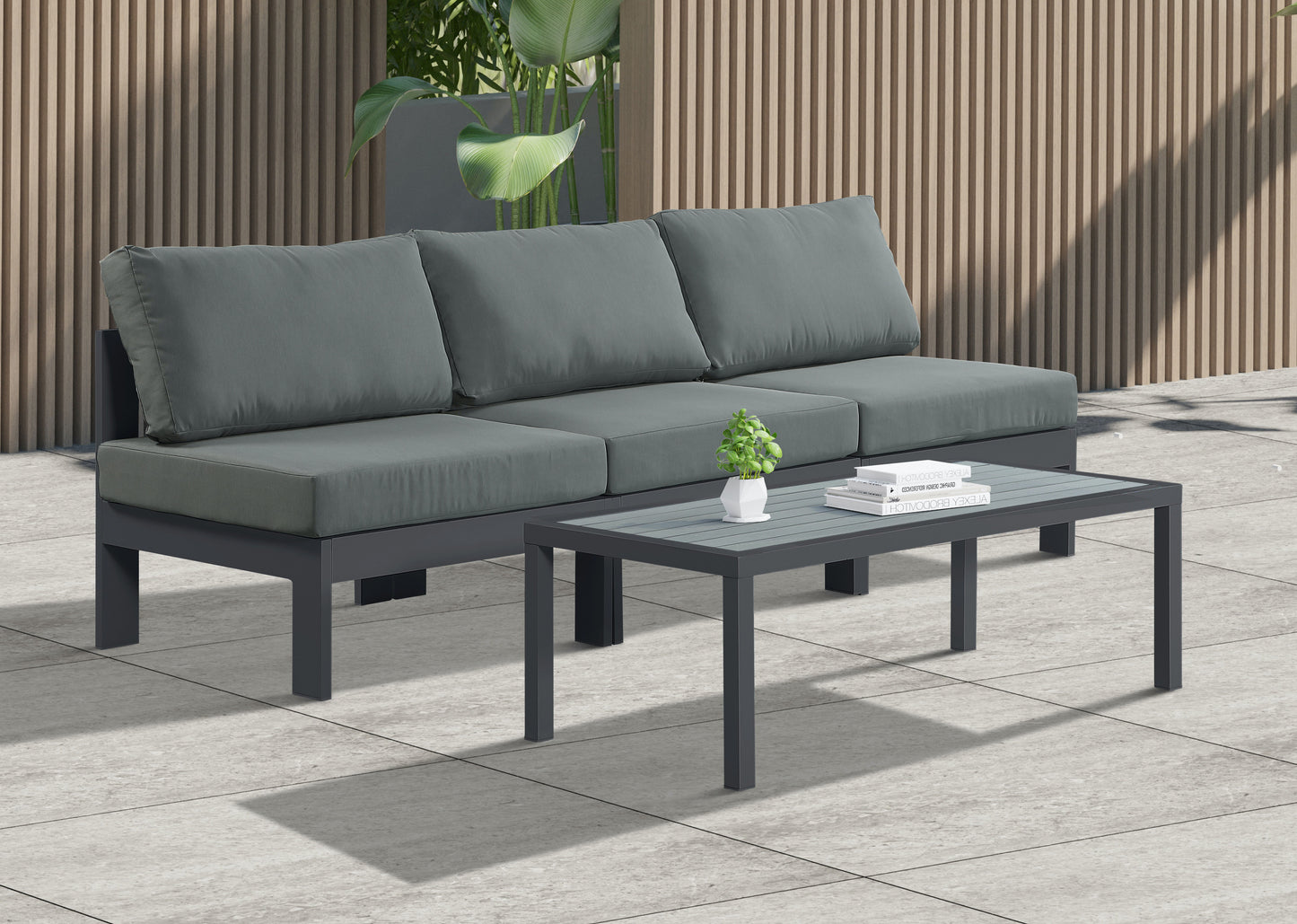 Nizuc - Outdoor Patio Modular Sofa - Grey