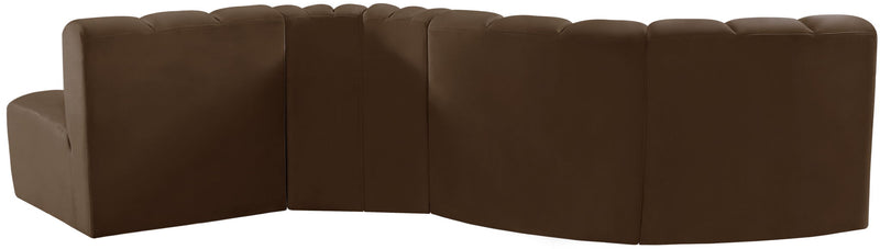 Arc - Velvet 5 Piece Modular Sofa