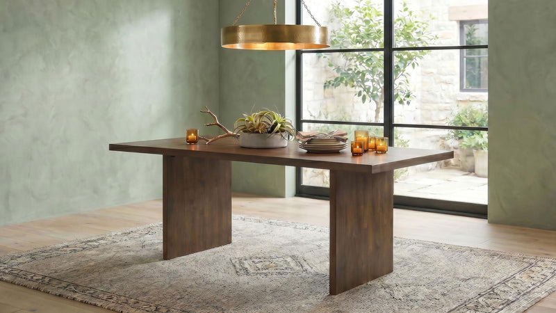 Decker 82-inch Rectangular Wood Dining Table Walnut