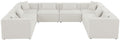 Cube - Modular Sectional 8 Piece - Cream