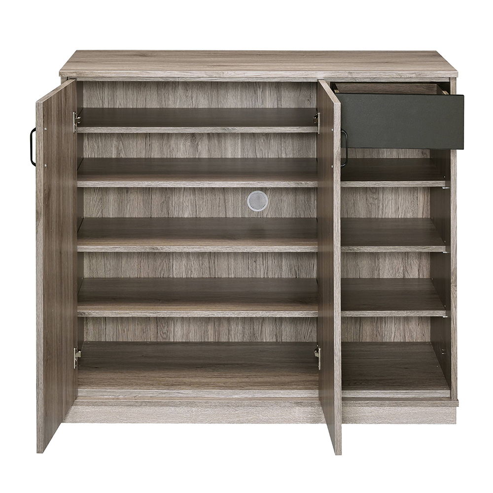 Toski - Shoe Cabinet - Rustic Gray Oak