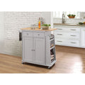 Tullarick - Kitchen Cart - Natural & Gray