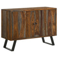 Mathis - Sled Base Accent Cabinet - Sheesham Gray