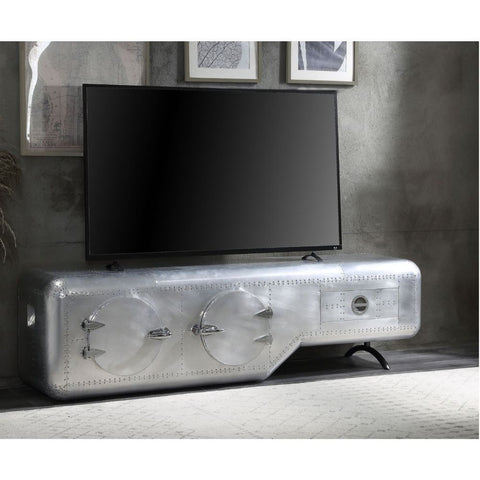 Brancaster - TV Stand - Aluminum - 22"