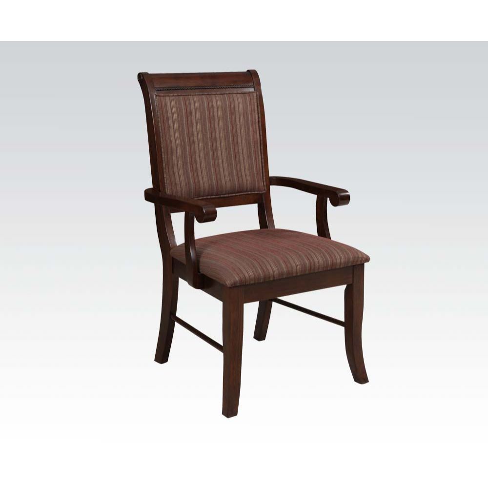 Mahavira - Chair (Set of 2) - Fabric & Espresso