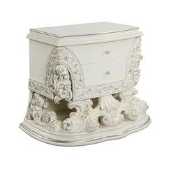 Adara - Nightstand - Antique White Finish