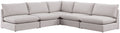 Mackenzie - Modular Sectional 5 Piece - Beige - Modern & Contemporary