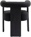 Barrel - Dining Chair - Black - Fabric