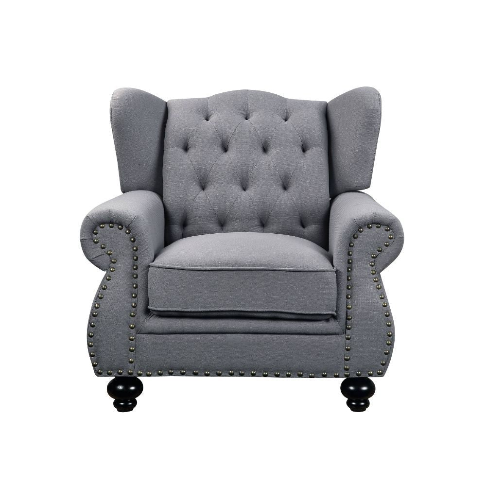 Hannes - Chair - Gray Fabric