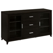 Lewes - 2-Door TV Stand With Adjustable Shelves - Cappuccino