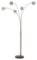 Winter - Silver Finish - Metal Arc Lamp