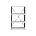 Jurgen - Bookshelf - Antique White & Black