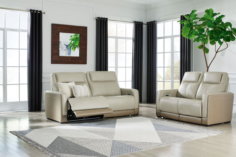 Dark Brown / 2 Pc. Power Reclining Sofa, Loveseat