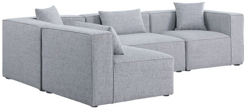 Cube - Modular Sectional 4 Piece - Gray