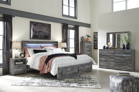 5 Pc. - Chest, Panel Bed / Queen / 2 Drawers