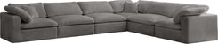 Cozy - Modular Sectional Cloud 6 Piece - Grey