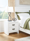 Binterglen - Two Drawer Night Stand - White