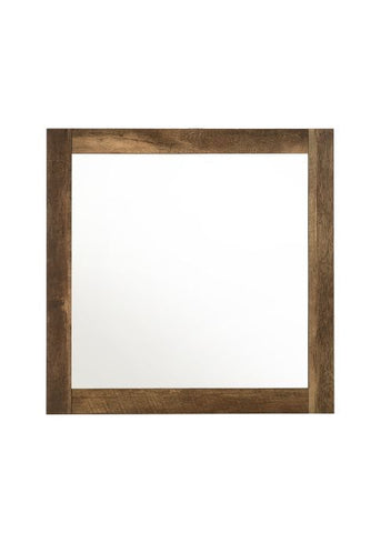 Morales - Mirror - Rustic Oak Finish