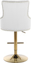 Claude - Adjustable Stool with Gold Base