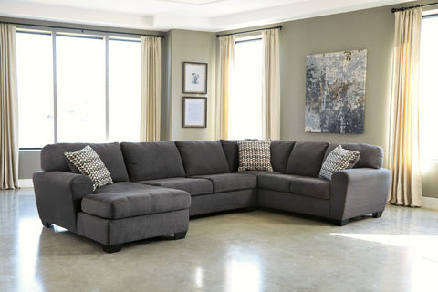 Dark Gray / 3 Pc. Left-Arm Facing Corner Chaise Sectional