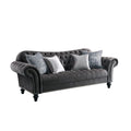 Gaura - Sofa - Dark Gray Velvet