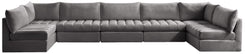 Jacob - Modular Sectional 7 Piece - Grey