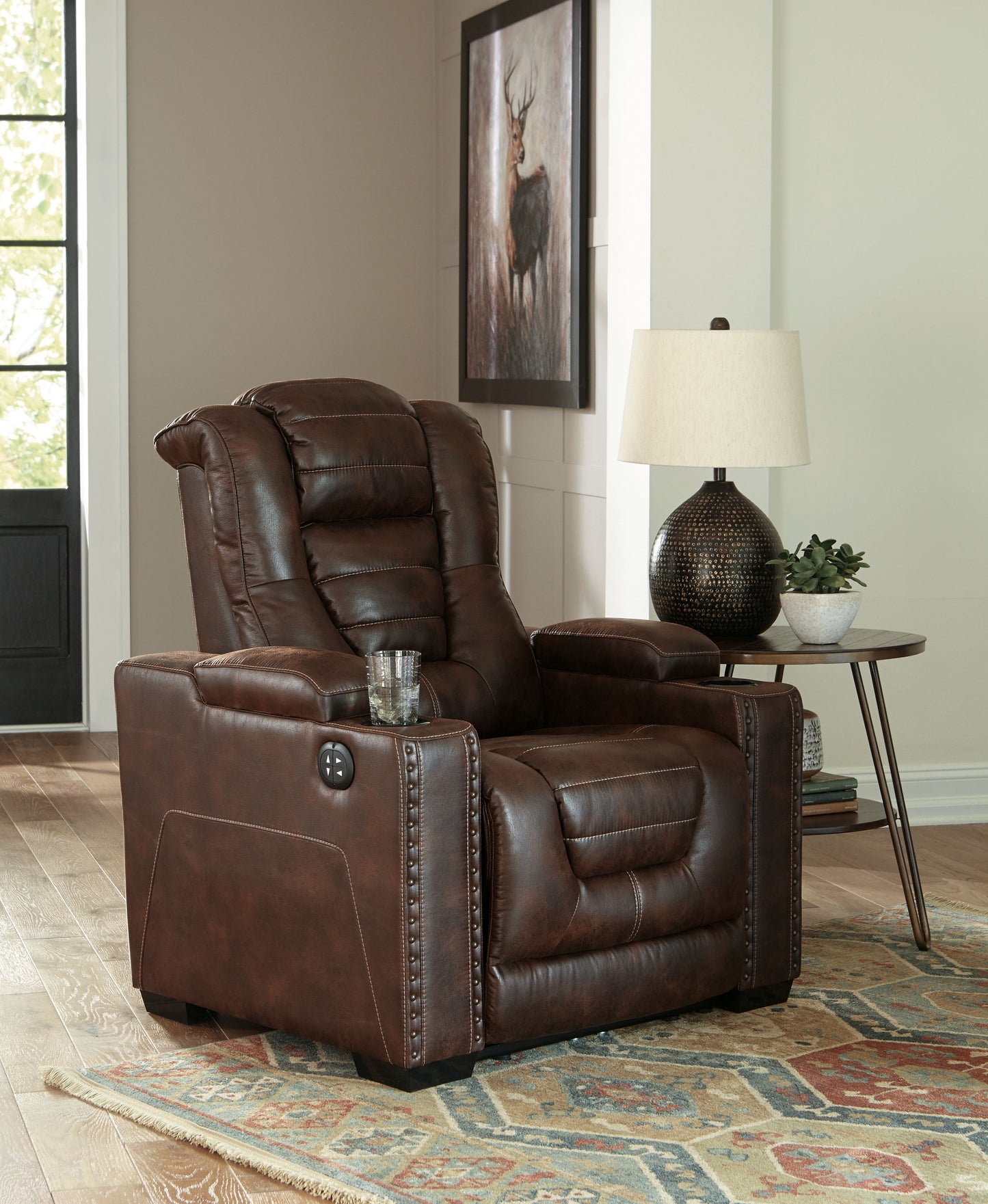 Owner's - Thyme - PWR Recliner/Adj Headrest