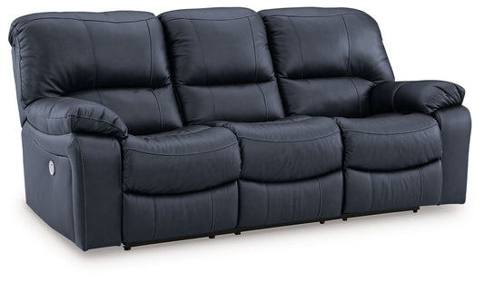 Leesworth - Ocean - 3 Pc. - Power Reclining Sofa, Power Reclining Loveseat, Power Rocker Recliner