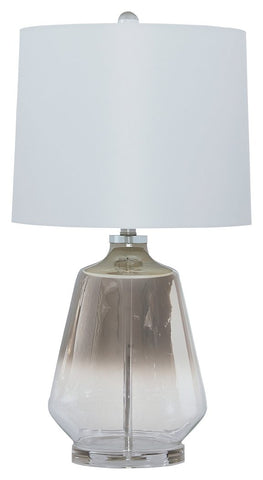 Jaslyn - Pearl Silver Finish - Glass Table Lamp