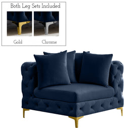 Tremblay - Corner Chair - Navy