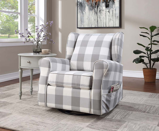 Patli - Swivel Chair - Gray Fabric