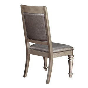 Bling Game - Open Back Side Chairs (Set of 2) - Metallic