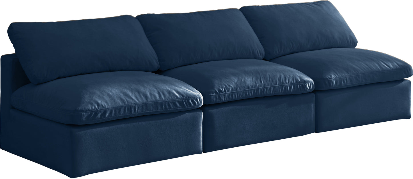 Plush - Modular Armless 3 Seat Sofa