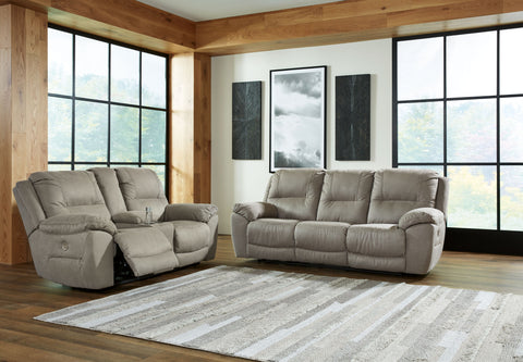 Beige / 2 Pc. Reclining Sofa, Loveseat