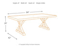 Beachcroft - Rect Dining Table W/Umb Opt