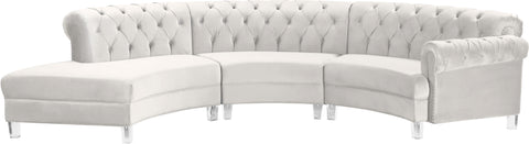 Beige / 3 Pc. Sectional