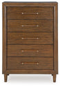 Lyncott - Brown - Five Drawer Chest