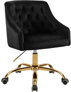 Arden - Office Chair with Gold Legs