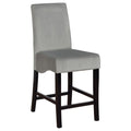 Stanton - Upholstered Counter Chairs (Set of 2) - Gray And Black