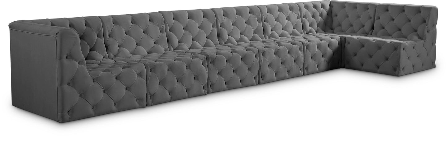 Tuft - Modular Sectional 7 Piece - Gray