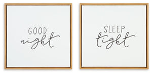 Olymiana - White / Black - Wall Art Set (Set of 2)