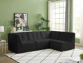 Relax - Modular Sectional 4 Piece - Black