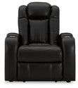 Caveman Den - Midnight - Power Recliner/ Adj Headrest