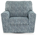 Aterburm - Twilight - Swivel Accent Chair