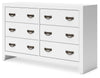 Binterglen - Dresser - White